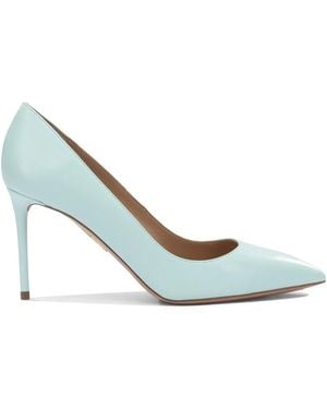 Aquazzura "Purist Pump 85" Court Shoes - Blue