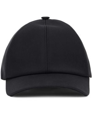 Fendi Cap With Adjustable Visor - Black