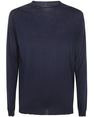 MD75 Classic Round Neck Pullover - Blue