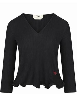 Fendi Target Tops - Black