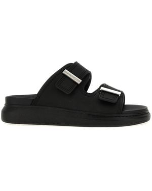 McQueen 'Rubber' Sandals - Black