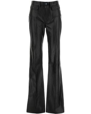 Tom Ford Grain Lux Goat Leather Trousers With Patch Pockets - Black