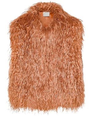 forte_forte Ecofur Vest - Orange