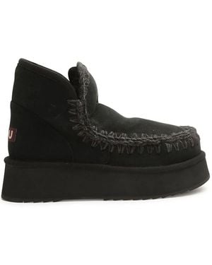 Mou Mini Eskimo Platform Boots - Black