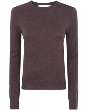 ABSOLUT CASHMERE "Catelina" Round Neck Jumper - Brown