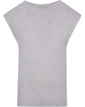Antonelli "Ladina" Sleeveless Jumper - Grey