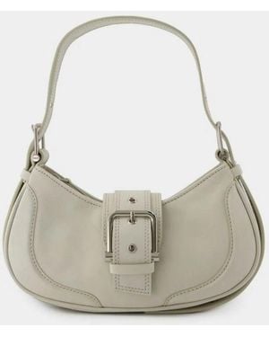 OSOI Hobo Brocle Shoulder Bag - Gray