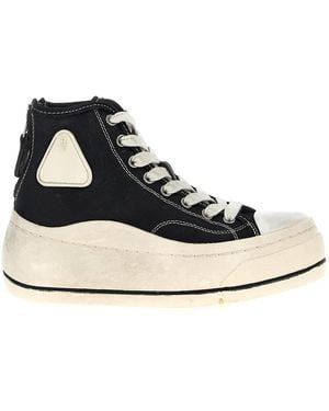 R13 'High Top' Sneakers - Black