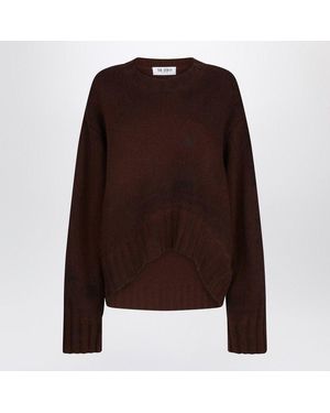The Attico Wool And Cashmere Sweater - Brown