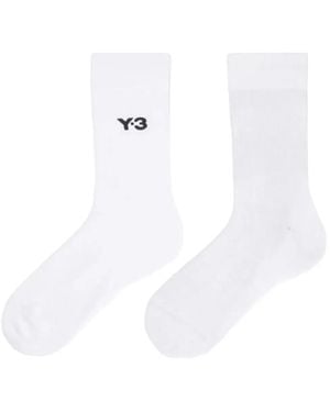Y-3 Classic Crew Socks - White
