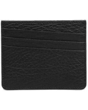 Maison Margiela Leather 6 Card Holder - Black