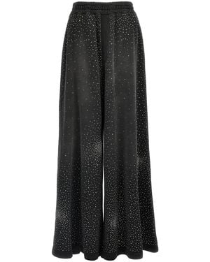 GIUSEPPE DI MORABITO Rhinestone Sweatpants - Black