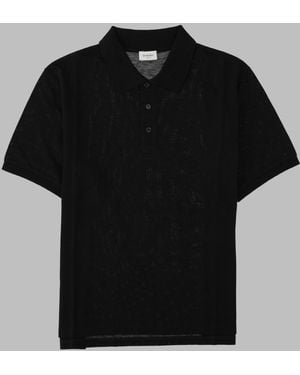 Saint Laurent Polo Cassandre - Black