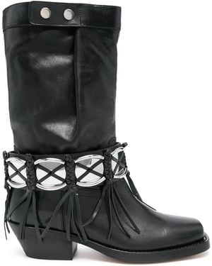 Isabel Marant Calf Cow Leather Ademe - Black