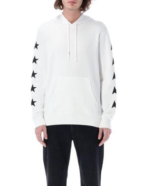 Golden Goose Multi Star Hoodie - White