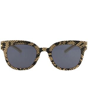 Mykita Python Dark Solid Metal Sunglasses - Black