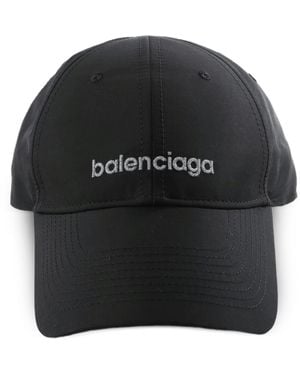 Balenciaga Techwear Logo Baseball Cap - Black