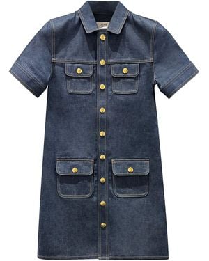 Celine Denim Dress - Blue