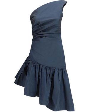 Sara Roka Anuja One Shoulder Dress - Blue