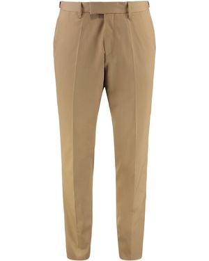 BOSS Wool Blend Trousers - Natural