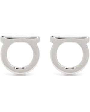 Ferragamo Gancini Earrings - White
