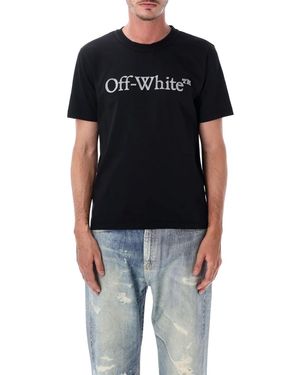 Off-White c/o Virgil Abloh Big Bookish Regular T-Shirt - Black