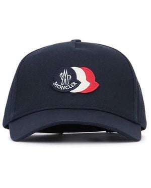 Moncler Jr Baseball Cap - Blue