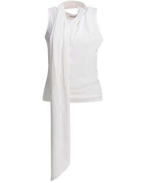 Ami Paris Viscose Top - White