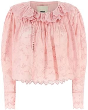 Isabel Marant 'Zelly' Top - Pink