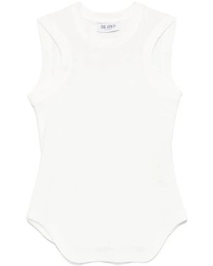 The Attico Light Jersey Tank Top - White