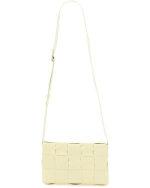 Bottega Veneta Cassette Crossbody Bag - Natural
