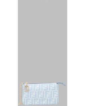 Fendi Pouch "Tube" Con Catena - White