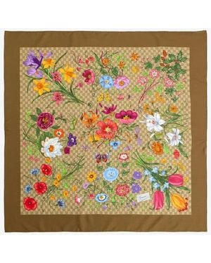 Gucci Sl Big Flora Canvy Se Wo - Multicolor