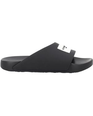 Givenchy Sandalo Slide "Label" - Black