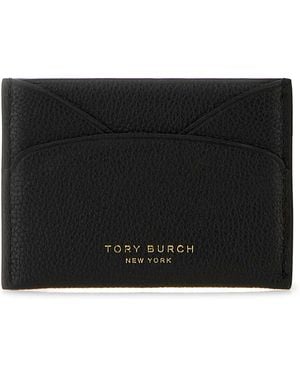 Tory Burch Romy Flat Card Case - Black