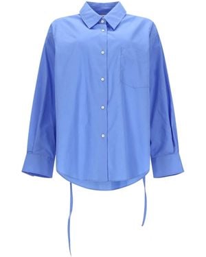 Aspesi Camicia Con Lacci - Blue