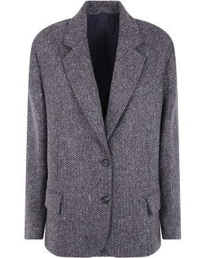 Brunello Cucinelli Suittype Jacket - Gray