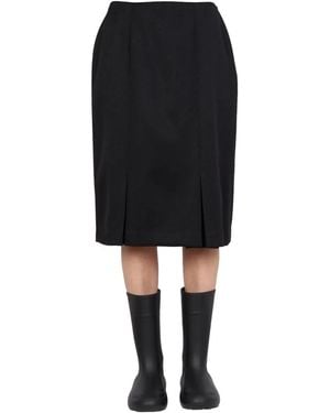 Raf Simons Straight Cut Skirt - Black