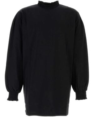Random Identities Longsleeve Ruffle Dress Knit - Blue
