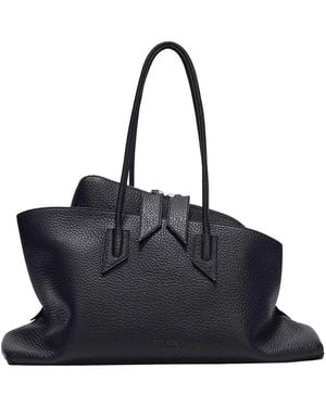 The Attico Calfskin Tote Bag - Black