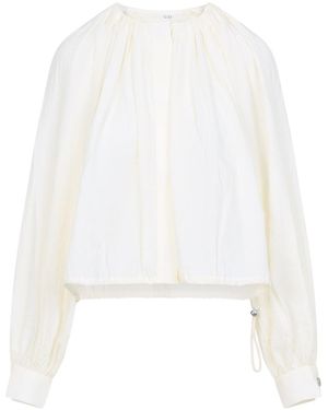 Co. Milk Gathered Shirt - White