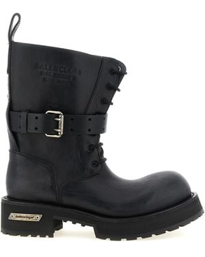 Balenciaga Venom Lace-Up Boots - Black