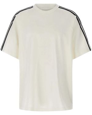 Y-3 Short Sleeve Tee 3-Stripes' T-Shirt - White