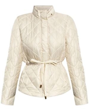 MICHAEL Michael Kors Eco Belted Puffer Jacket - White