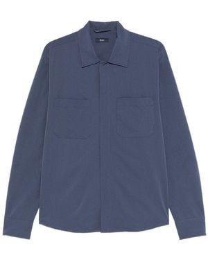 Herno S Woven Shirt - Blue
