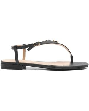 Ralph Lauren "Everley 2" Flat Sandals - Brown
