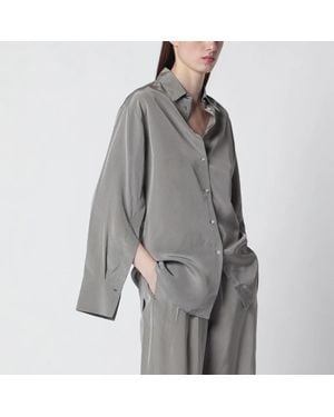 Rohe Light Striped Oversized Shirt - Gray