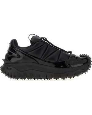 Moncler Trailgrip Puffer Low Top Sneakers - Black
