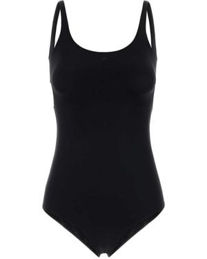 Courreges Stretch Nylon Swimsuit - Black