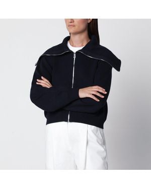 Rohe Wool Zipup Cardigan - Black